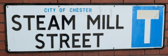 steam mill street sign